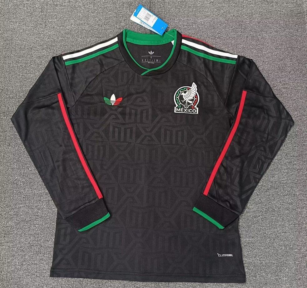AAA Quality Mexico 2026 World Cup Third Black Leaked Long Jersey